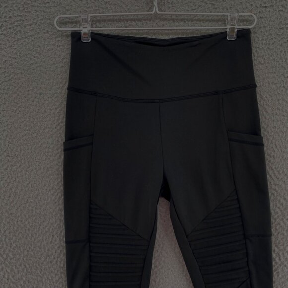 Constantly Varied Gear Leggings Womens Extra Small Black Moto Capri Stretch CVG - Picture 2 of 11